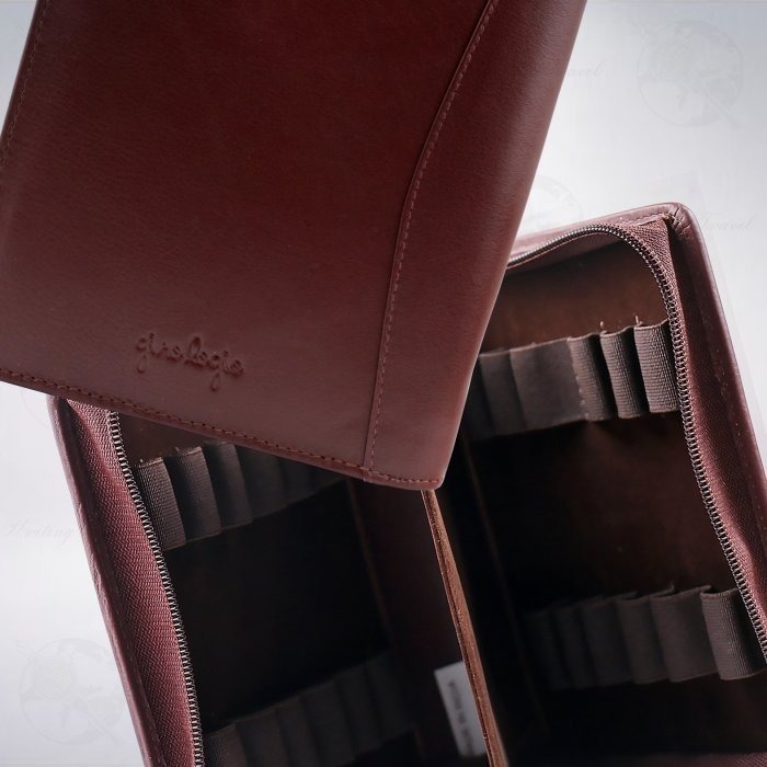 美國 Girologio 12支裝皮革筆袋-細節圖6