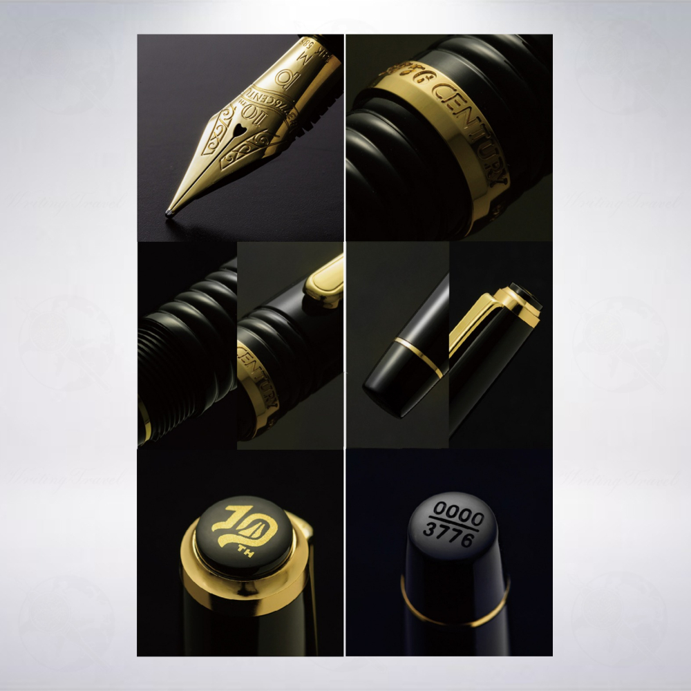 日本 Platinum 白金 #3776 Century DECADE 10週年紀念限量版鋼筆-細節圖4