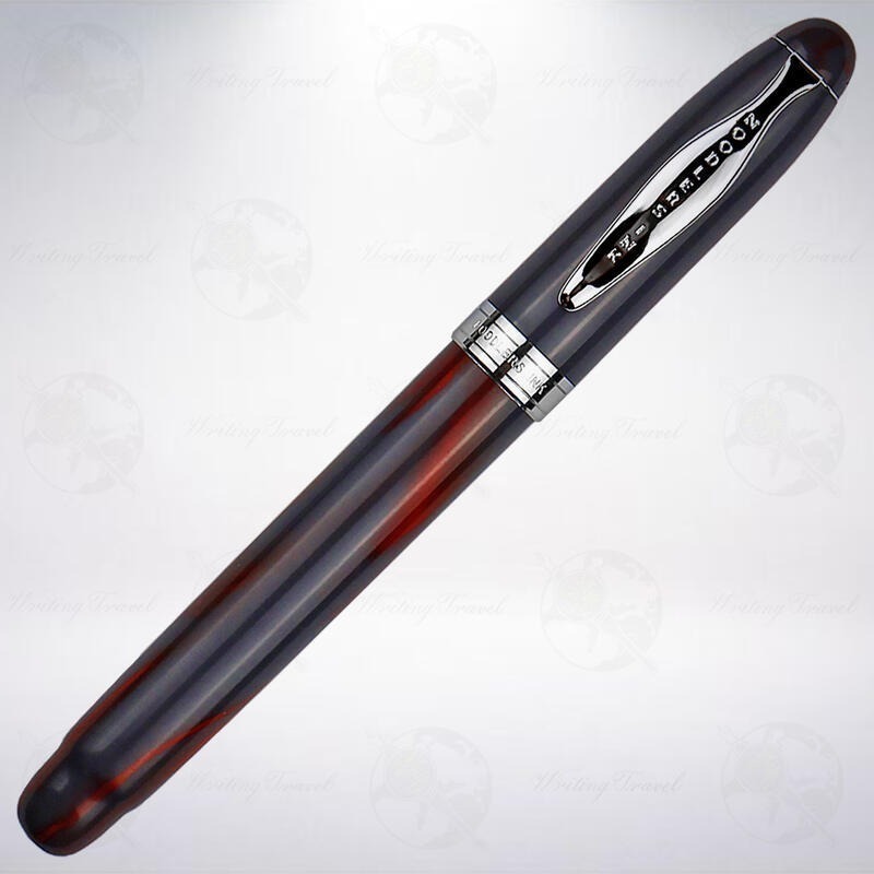 美國 鯰魚 Noodler＇s Ahab Flex 彈性尖鋼筆: 灰狐/Gray Fox-細節圖2