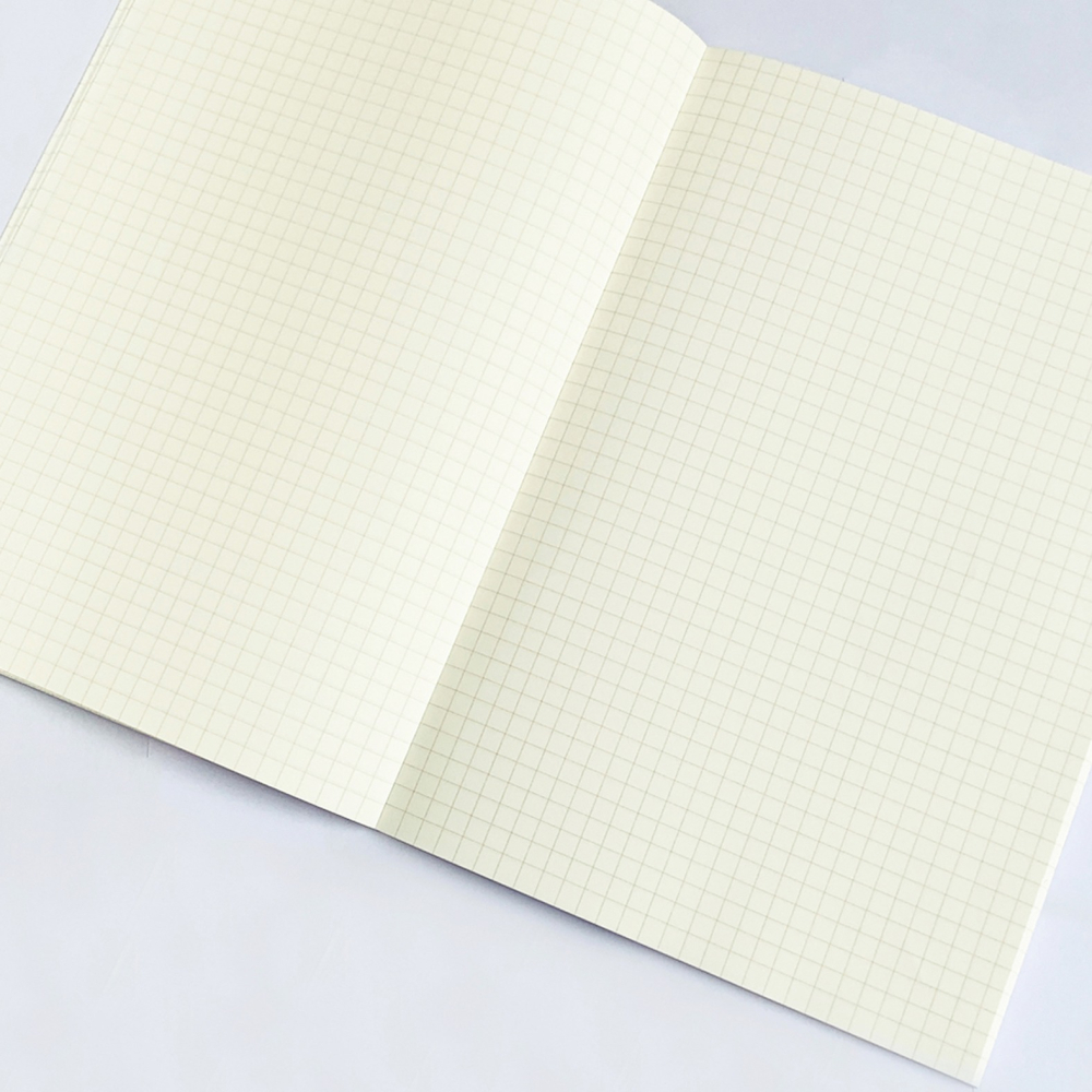 台灣 綠的紙品 conifer 插畫家柔伊聯名 A5 膠裝筆記本: 天空遨遊(方格)-細節圖2