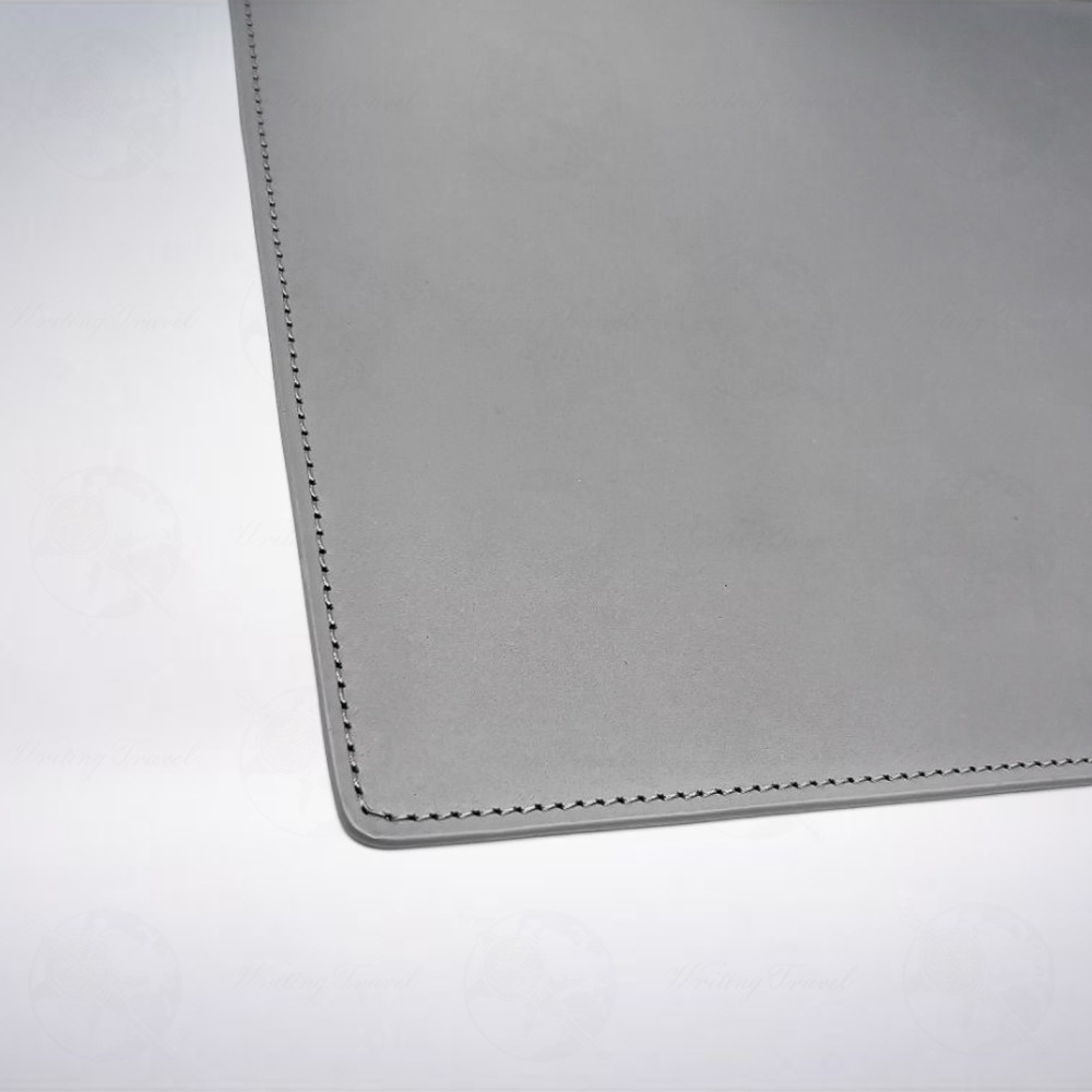 真皮寫字墊: 灰色(小)-細節圖2