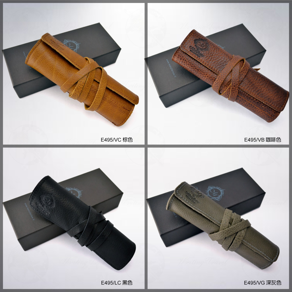 義大利 Manufactus 真皮筆袋 (4支裝)-細節圖5