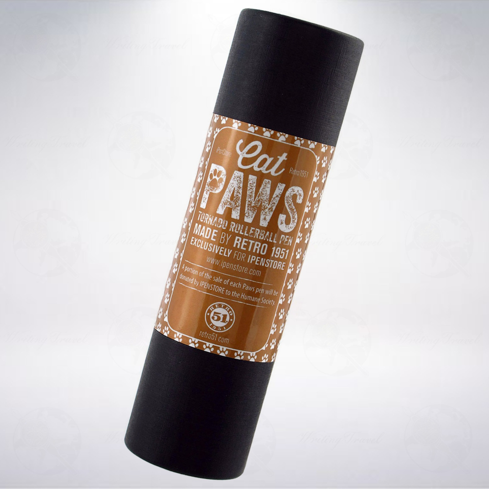 美國 Retro 51 Tornado Rollerball 鋼珠筆: 貓掌/Cat Paws-細節圖2