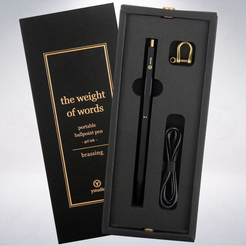 台灣 ystudio 物外設計 露銅系列 隨行原子筆: 黑色-細節圖2