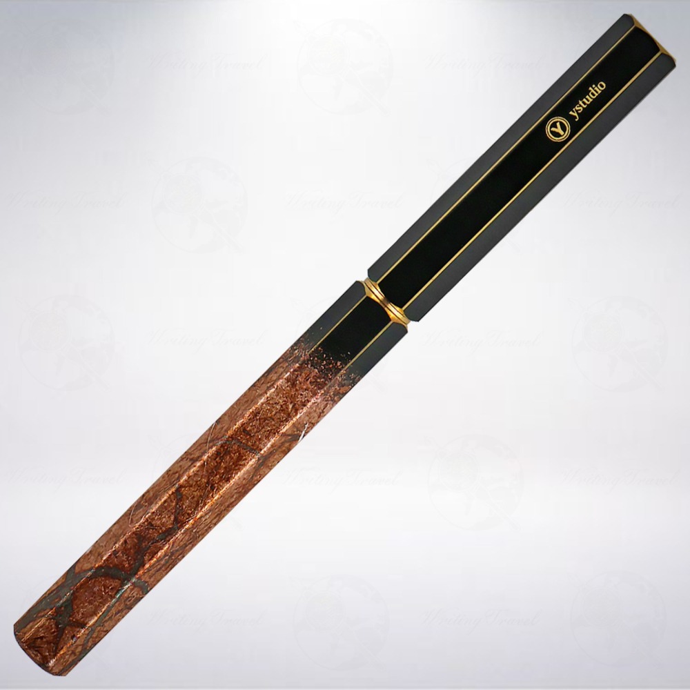 台灣 ystudio 物外設計 露銅系列鋼珠筆: 雲龍箔/YAKIHAKU (珍藏版)-細節圖2