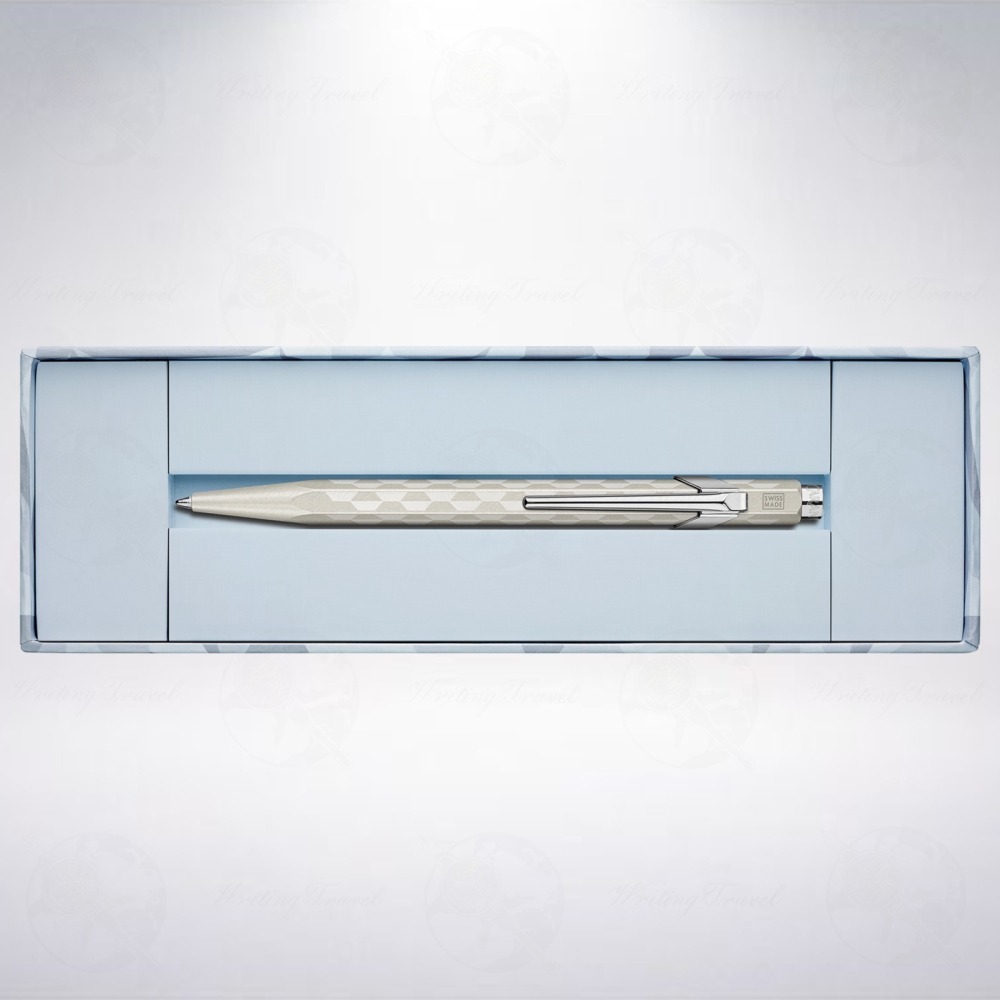 瑞士 卡達 CARAN D＇ACHE 849 Alpine Frost 2025聖誕限定版原子筆: 霜白-細節圖2