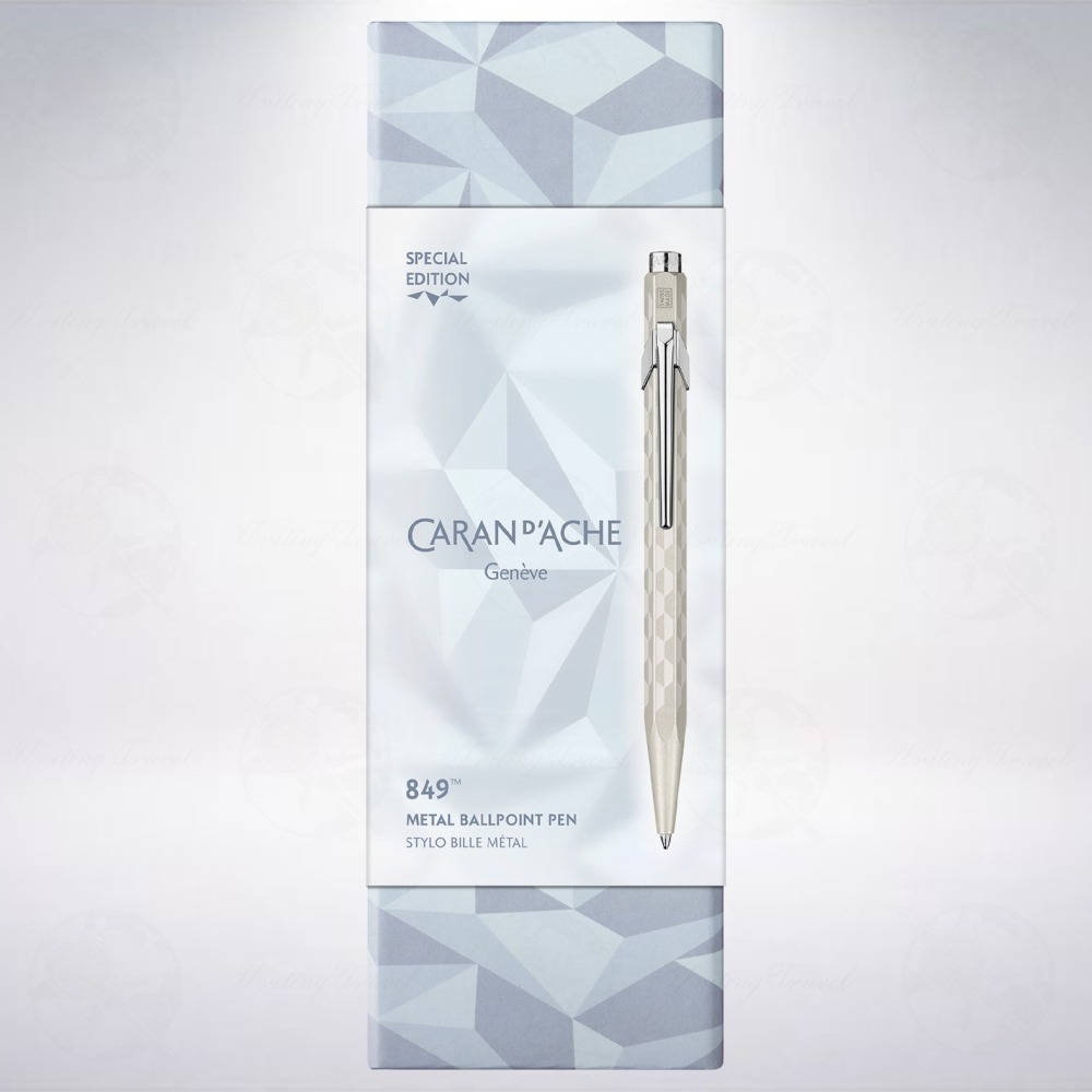 瑞士 卡達 CARAN D＇ACHE 849 Alpine Frost 2025聖誕限定版原子筆: 霜白-細節圖3
