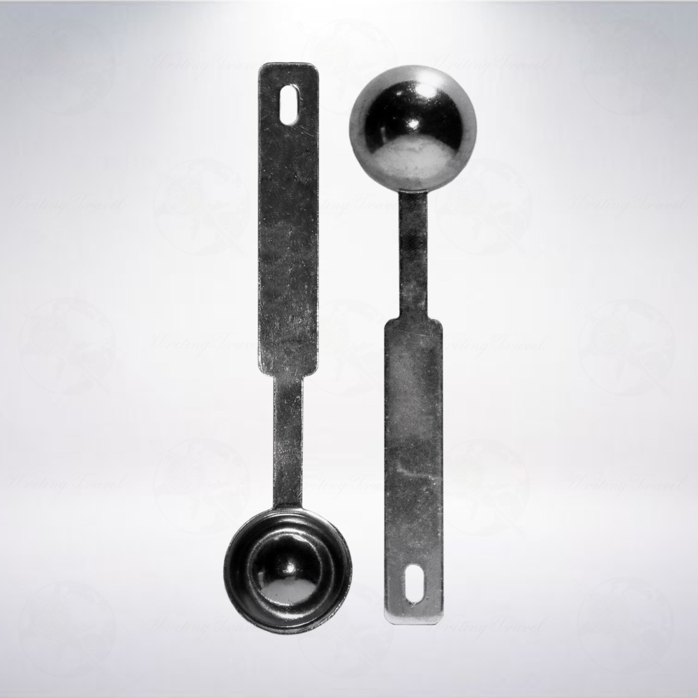 封蠟組合: 金屬印章專用木柄/金屬湯匙-細節圖2