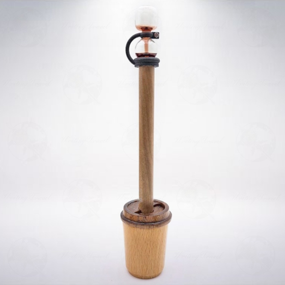 台灣 Fun See 虹吸咖啡 原子筆: 胡桃木-細節圖2