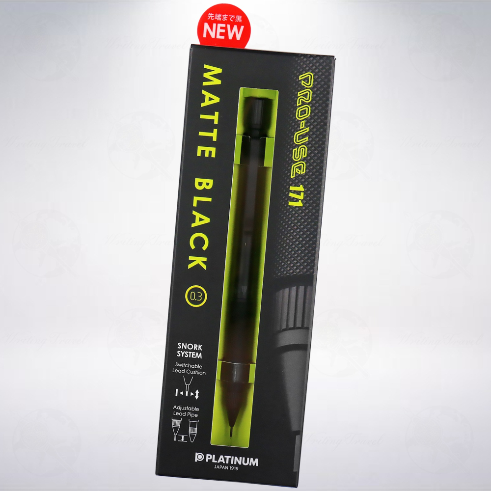 絕版! 日本 白金 Platinum PRO-USE 171 0.3mm 黑化版製圖自動鉛筆-細節圖2