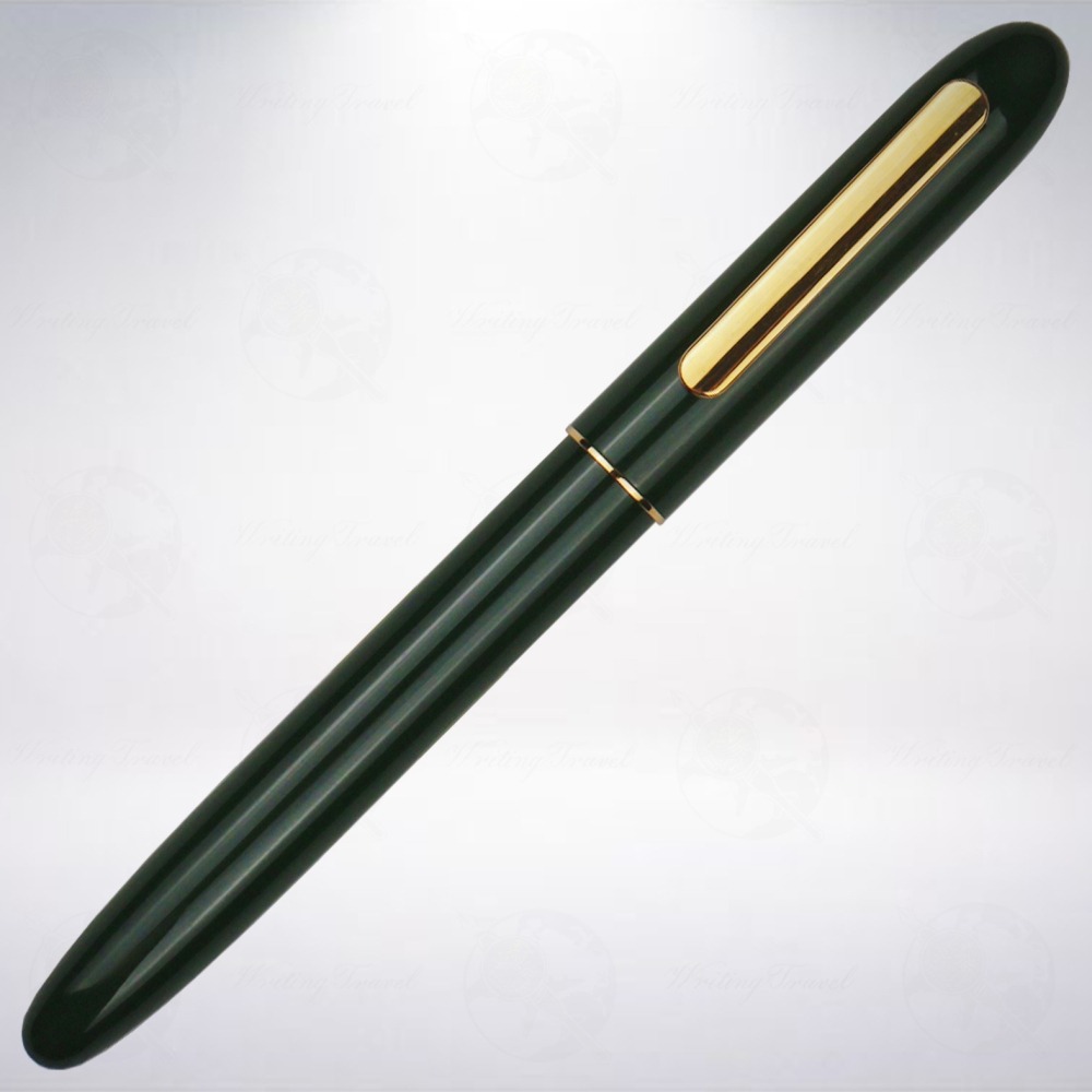 特製暗綠色漆金夾書法尖鋼筆-細節圖2