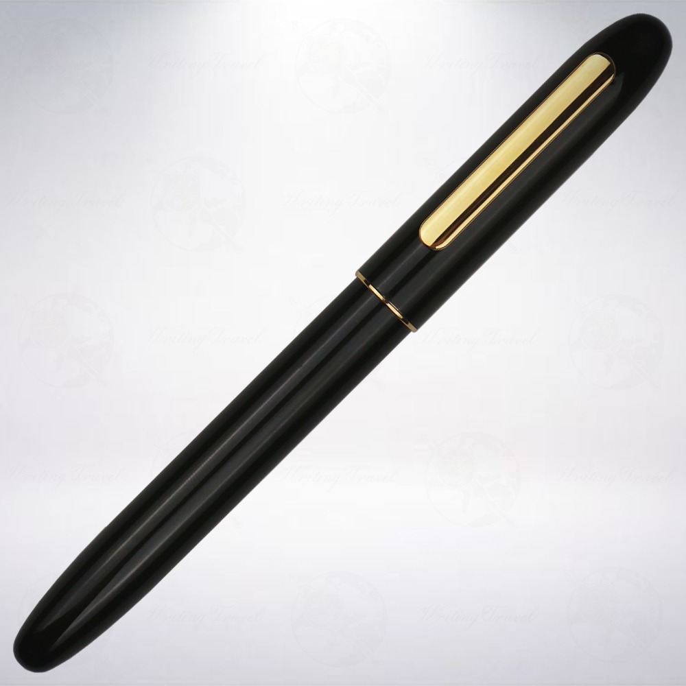 特製暗黑色漆金夾書法尖鋼筆-細節圖2
