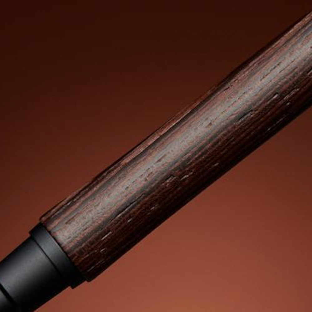 日本 三菱鉛筆 uni KURU TOGA Wood 轉轉自動鉛筆: 鐵灰色/Steel Grey-細節圖2