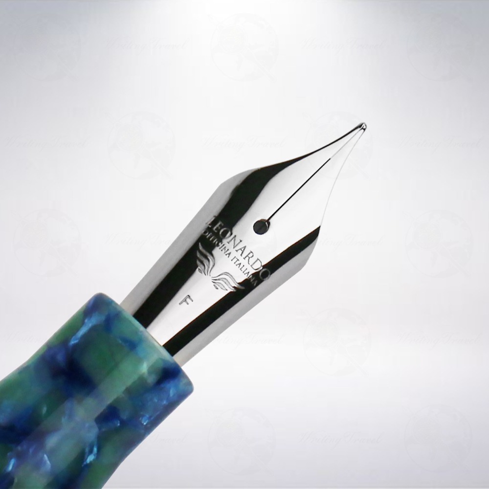 義大利 LEONARDO MOMENTO ZERO 鋼筆: 藍綠色/Green Blue-細節圖3