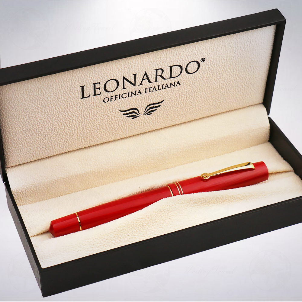 義大利 LEONARDO MOMENTO ZERO 鋼筆: 紅珊瑚/Corallo-細節圖3
