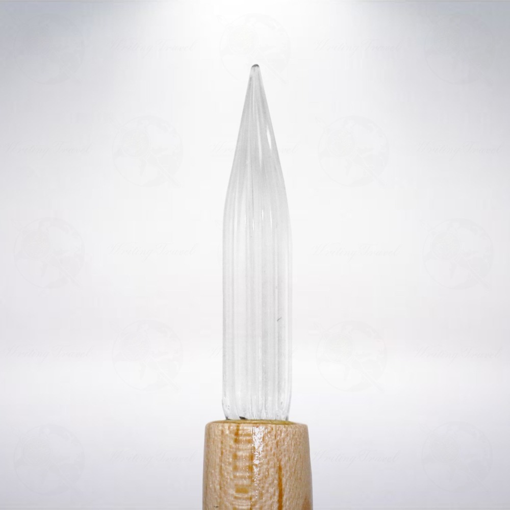 日本 Tokyo Slider 木桿玻璃筆: 透明/Transparent-細節圖2