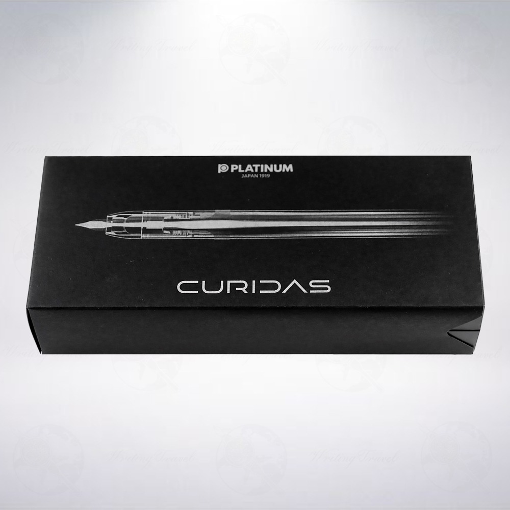 日本 Platinum 白金 CURIDAS 按壓式鋼筆: 煙晶黑/Graphite Smoke-細節圖2