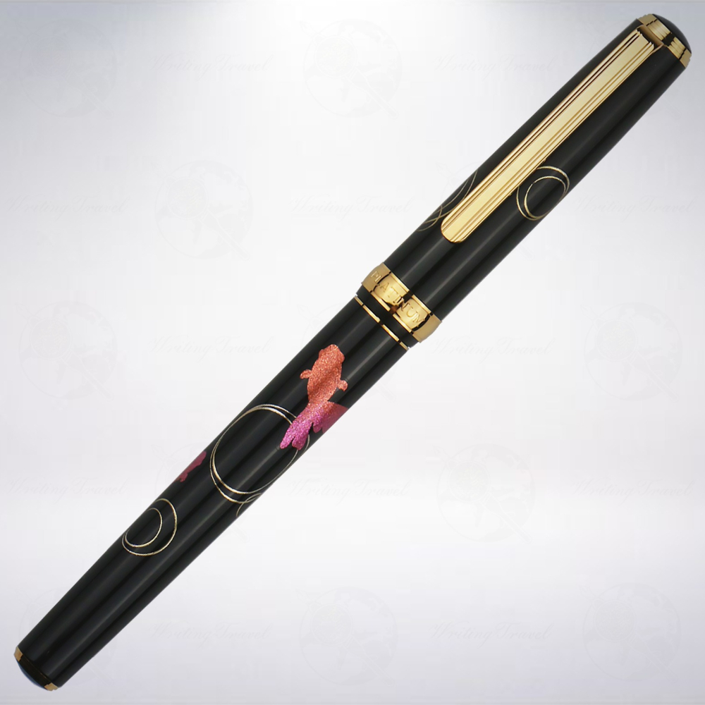 日本 Platinum 白金 18K 金沢箔鋼筆: 金魚-細節圖2