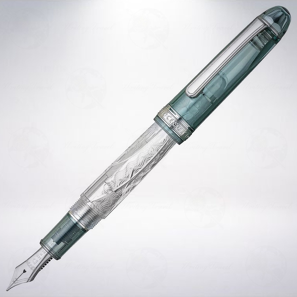 日本 Platinum 白金 #3776 富士雲景 2025限定14K金鋼筆: 絹雲/KINU GUMO-細節圖2