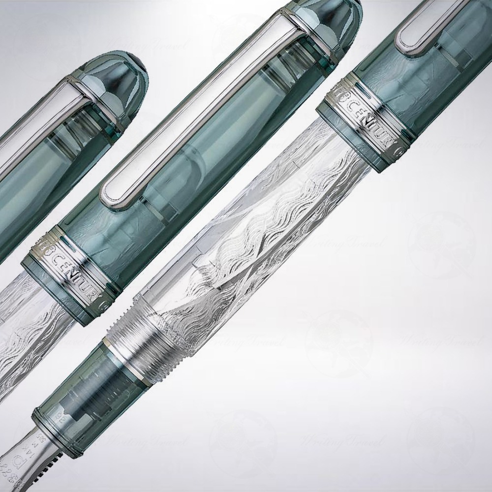 日本 Platinum 白金 #3776 富士雲景 2025限定14K金鋼筆: 絹雲/KINU GUMO-細節圖4