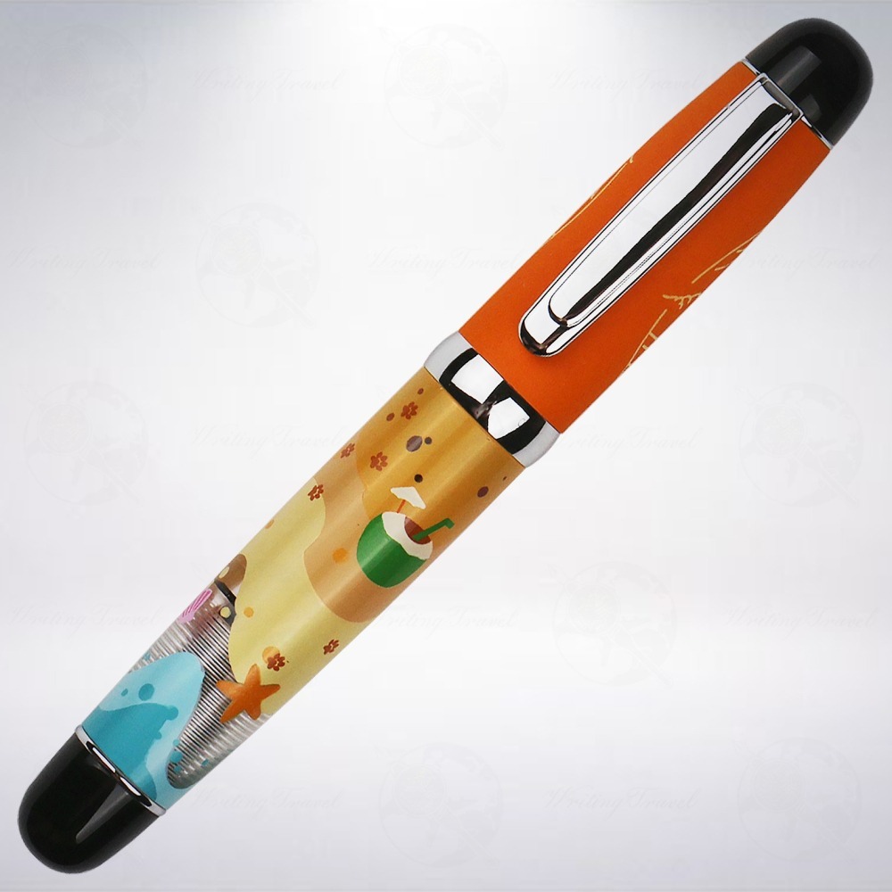 台灣 製筆精基 OPUS 88 Mini Pocket 口袋型正統滴入式鋼筆: 夏天不上班/Summer Strike-細節圖2
