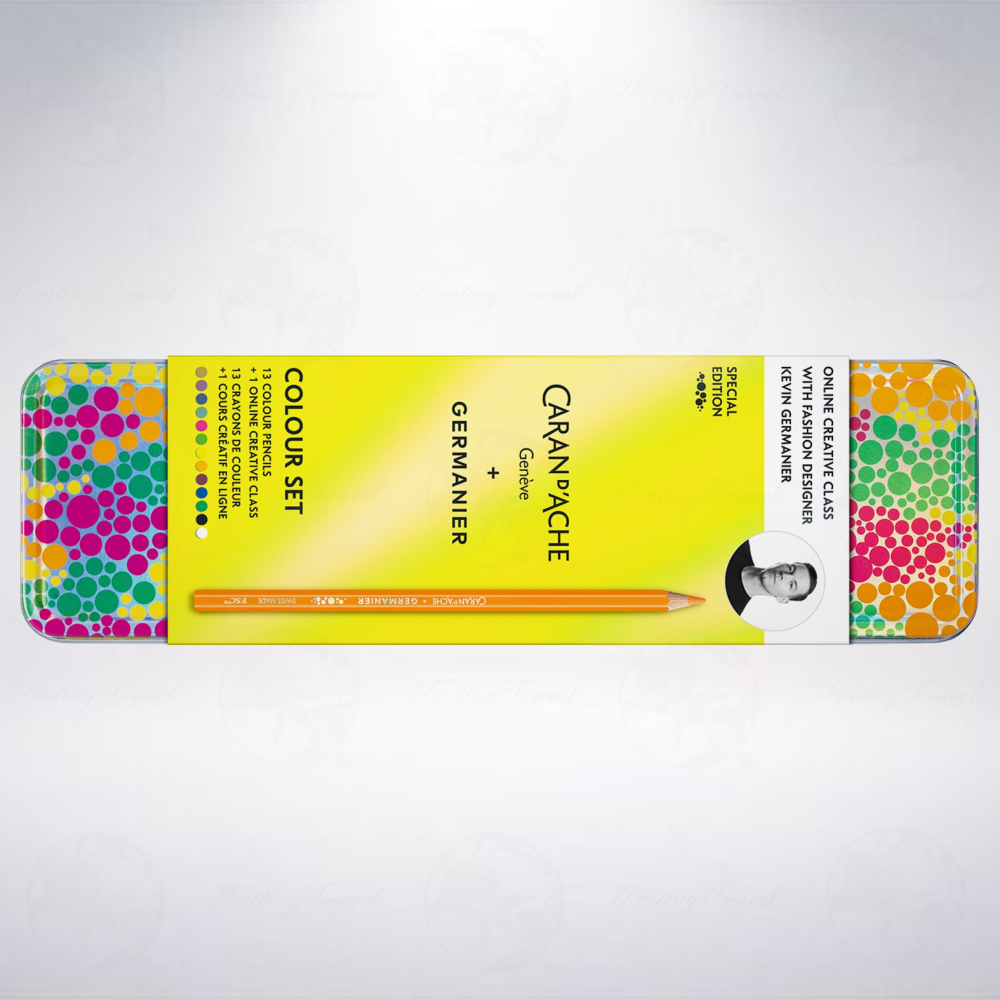 瑞士 卡達 CARAN D＇ACHE GERMANIER 特別版色鉛筆組-細節圖2