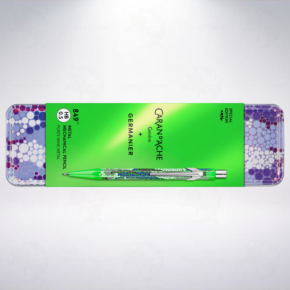 瑞士 卡達 CARAN D＇ACHE 844 GERMANIER 特別版自動鉛筆: 綠色/Green-細節圖2