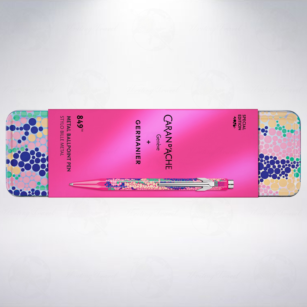 瑞士 卡達 CARAN D＇ACHE 849 GERMANIER 特別版原子筆: 粉紅色/Pink-細節圖2