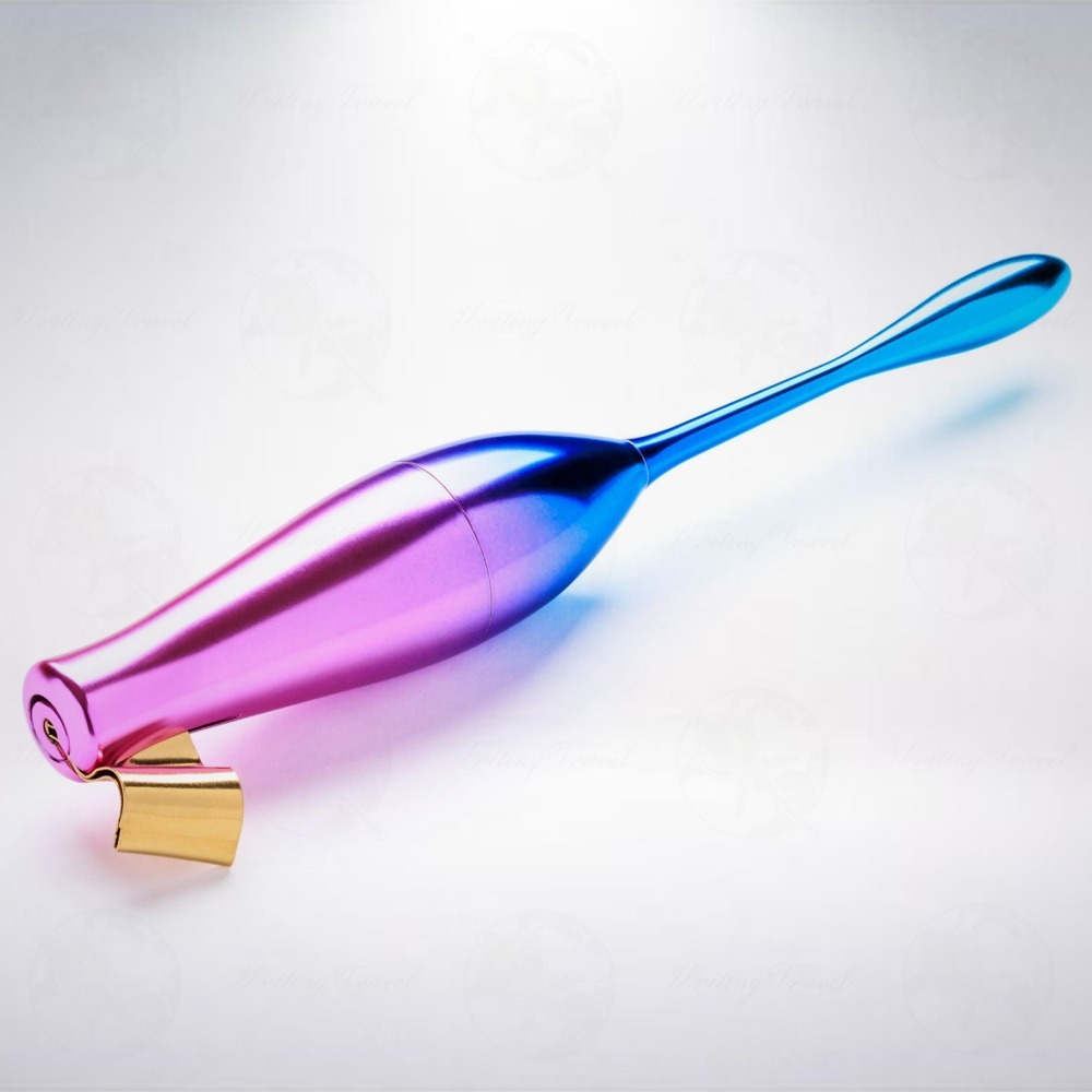 澳洲 Luis Creations Parrot 2合1斜/直筆桿: 金剛鸚鵡/Macaw-細節圖3