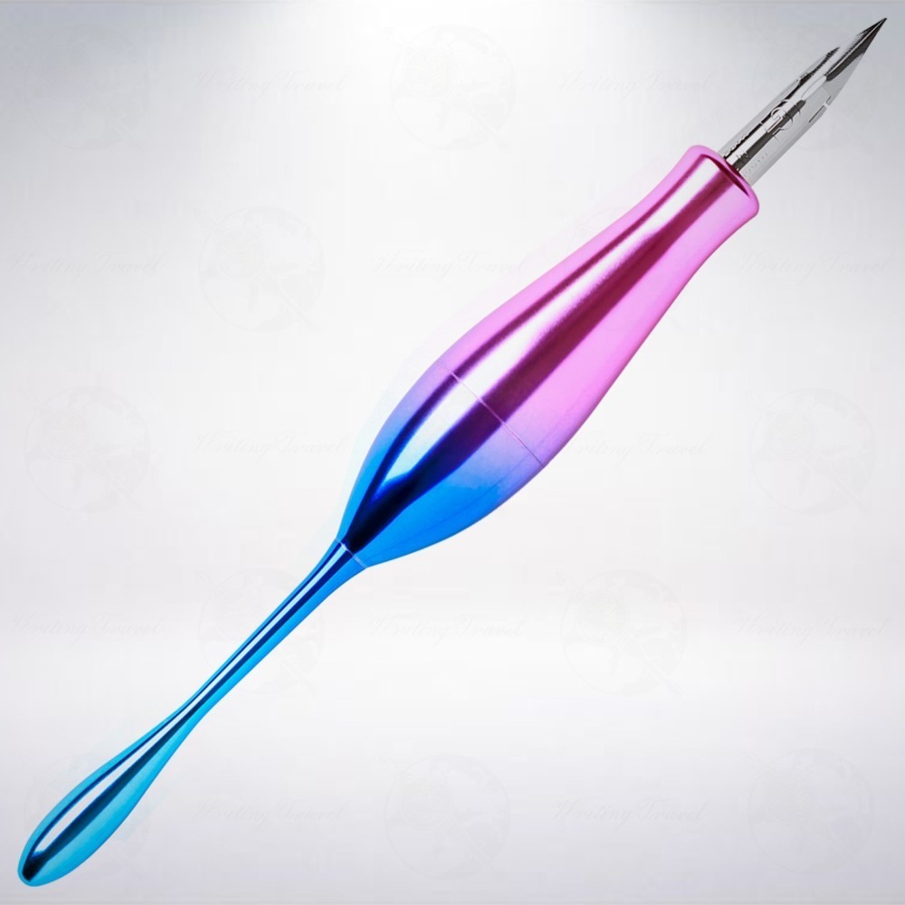 澳洲 Luis Creations Parrot 2合1斜/直筆桿: 金剛鸚鵡/Macaw-細節圖2