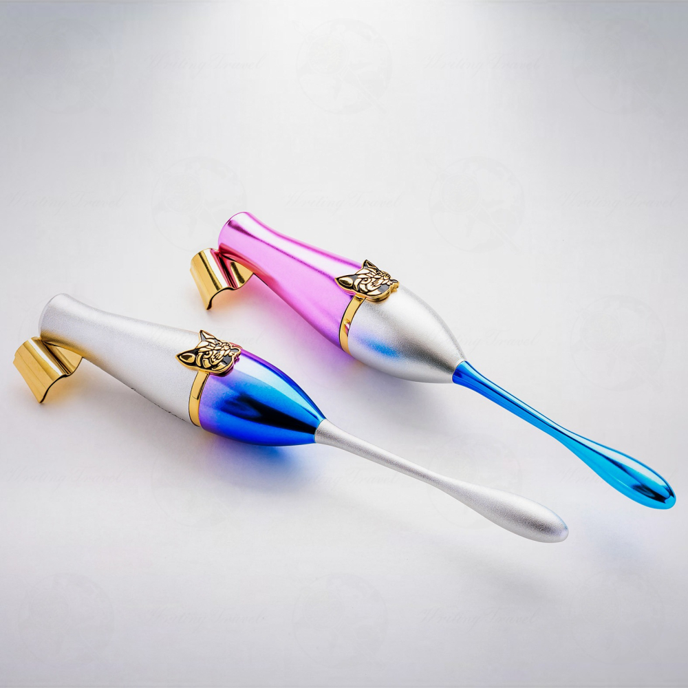 澳洲 Luis Creations Rikka 18K 可調式筆桿裝飾戒指-細節圖5