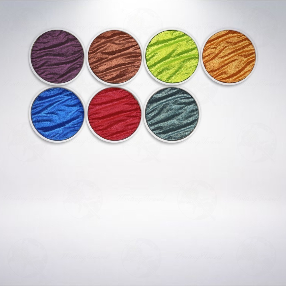 (3號專區) 德國 Coliro Watercolor Palette 珠光水彩粉餅 (單一販售區)-細節圖3