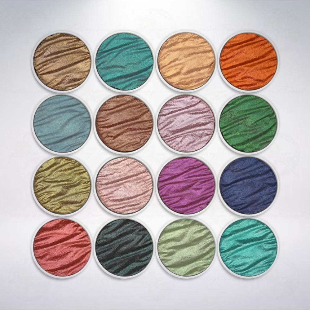 (2號專區) 德國 Coliro Watercolor Palette 珠光水彩粉餅 (單一販售區)-細節圖3