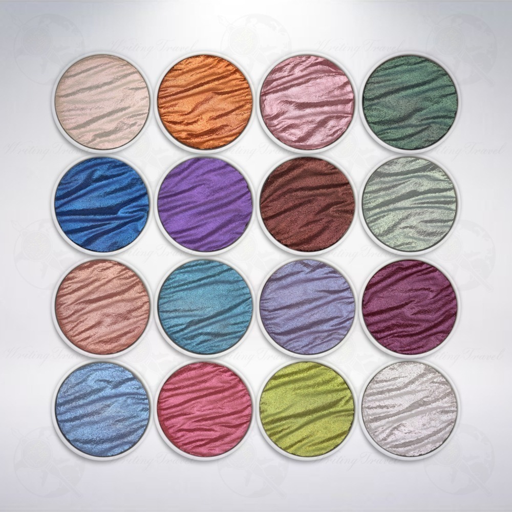 (1號專區) 德國 Coliro Watercolor Palette 珠光水彩粉餅 (單一販售區)-細節圖2