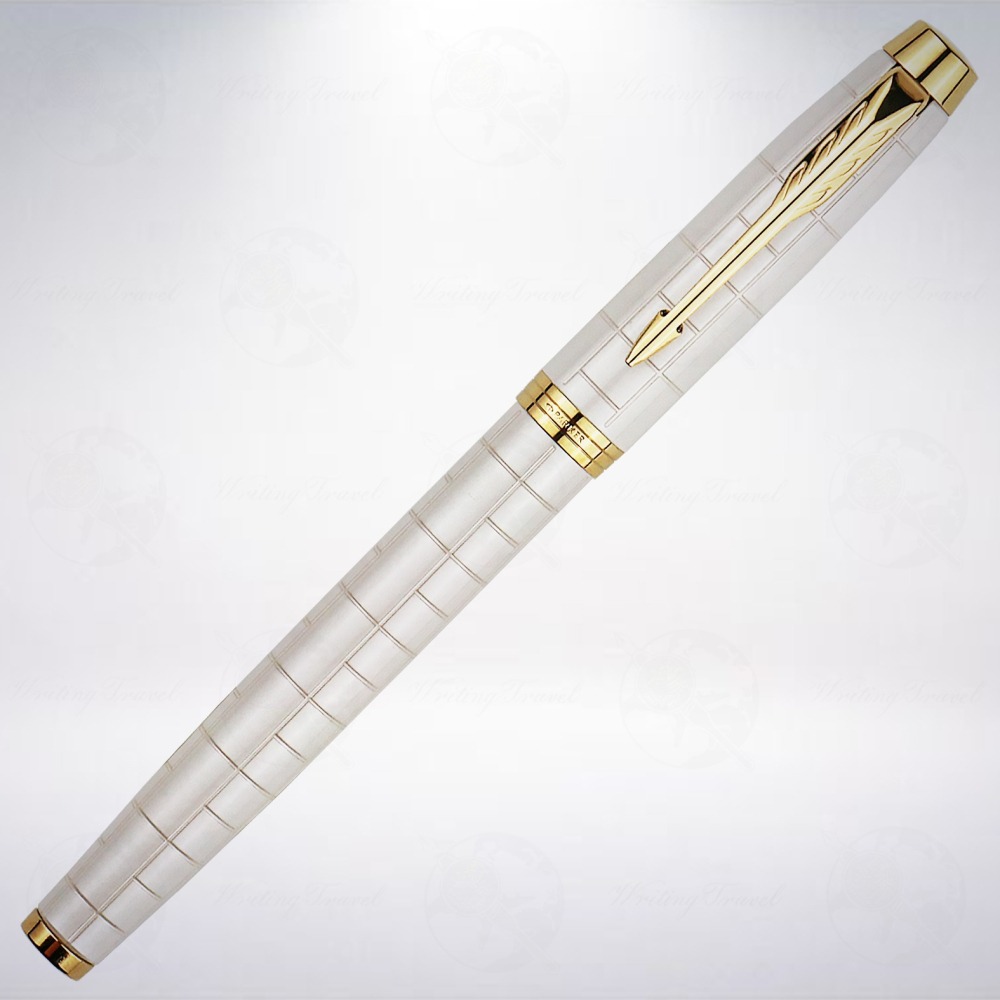 美國 派克 PARKER IM 經典系列豪華版鋼筆: 明鏡白-細節圖2