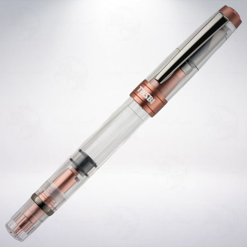 台灣 TWSBI 三文堂 DIAMOND #580AL R 鋁合金版透明活塞鋼筆: 雅芙佳朵/Affogato-細節圖2
