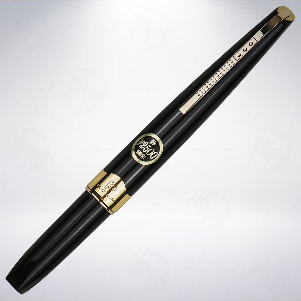 絕版! 日本 Platinum 白金 18K 方塊筆夾短鋼筆-細節圖2