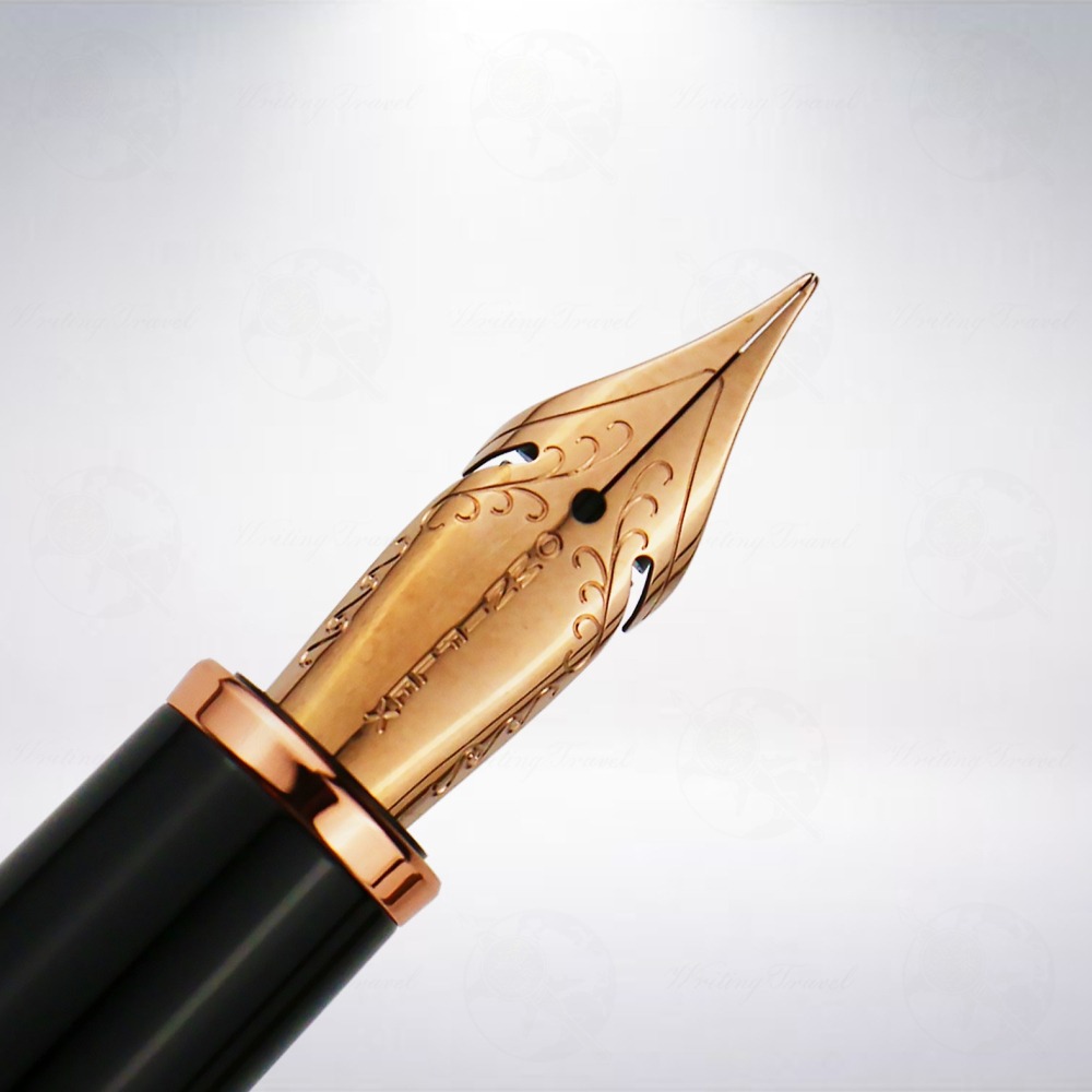 美國 Conklin All American 限量版莫三比克綠木鋼筆: 玫瑰金-細節圖4