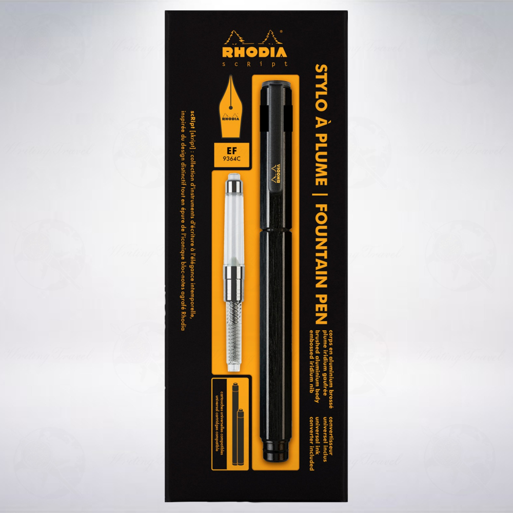 法國 RHODIA scRipt 經典鋼筆: 黑色/Black-細節圖3