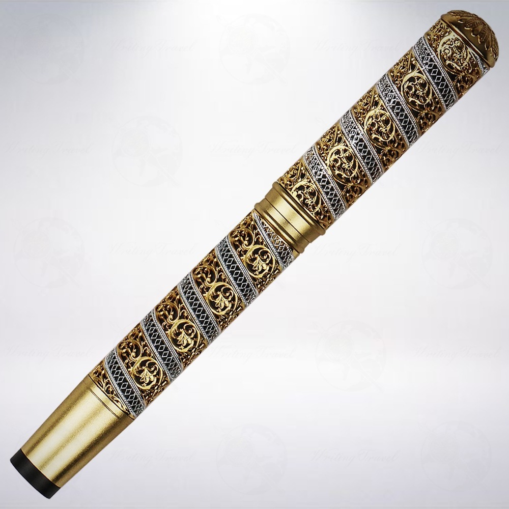 浮雕工藝白銅鍍金款鋼筆: 星雲/Galaxy-細節圖2