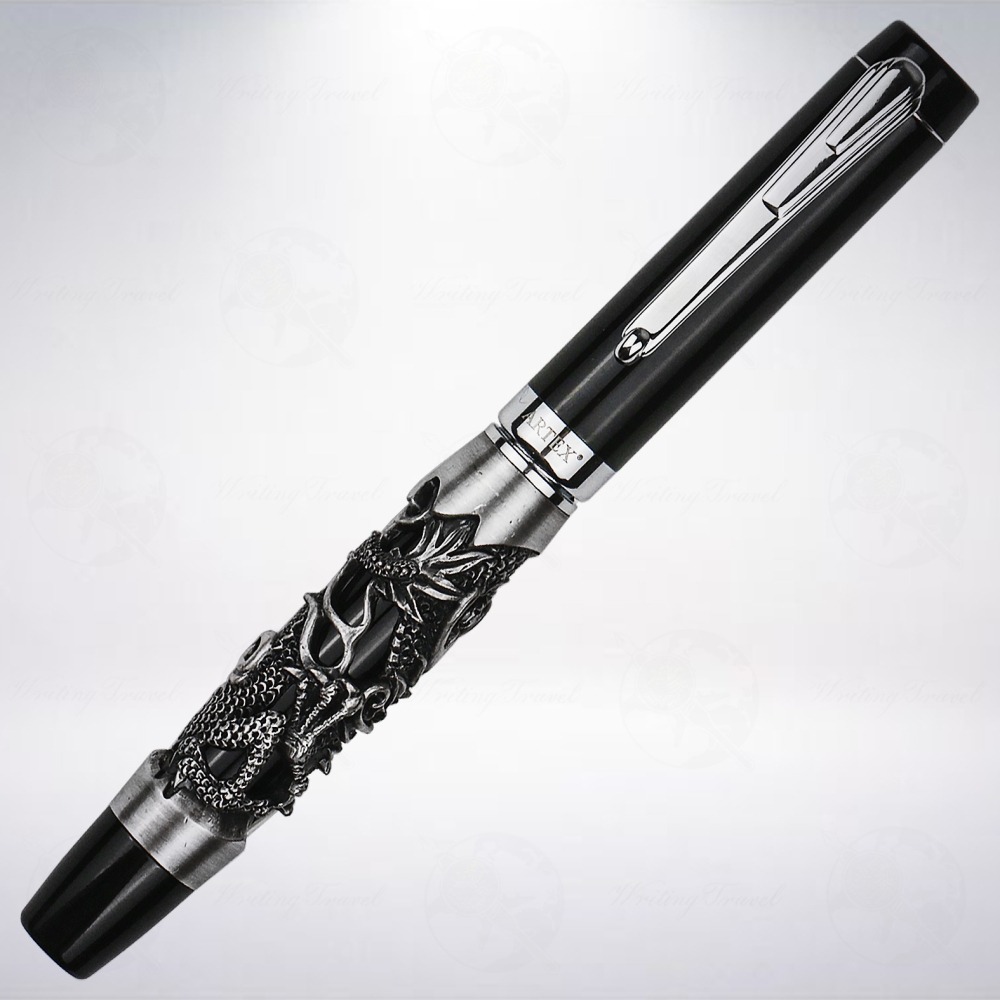 台灣 ARTEX 雅特仕 古銀生肖鋼珠筆: 龍-細節圖2