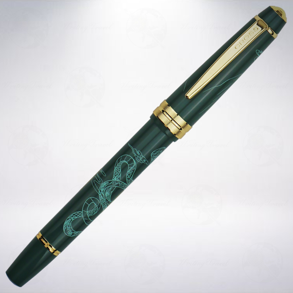 美國 CROSS 高仕 BAILEY LIGHT 貝禮輕盈系列 春綠鋼珠筆: 2025蛇年特別紀念版-細節圖2