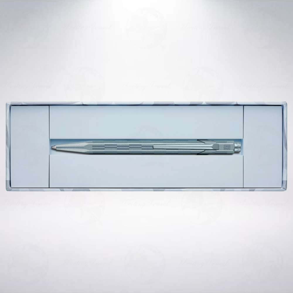 瑞士 卡達 CARAN D＇ACHE 849 Alpine Frost 2025聖誕限定版原子筆: 冰川藍-細節圖2