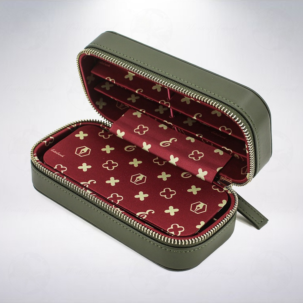 美國 Esterbrook Six Pen Nook 6支裝筆盒: 古苔綠/Moss Green-細節圖2