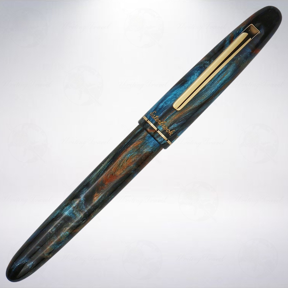 美國 Esterbrook BUNGUBOX Estie 花鳥風月限定版鋼筆: 翠鳥/Kingfisher-細節圖2