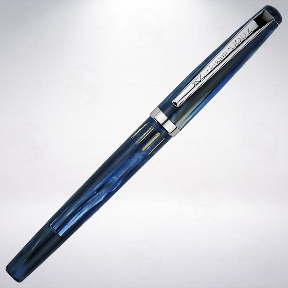 美國 鯰魚 Noodler＇s Standard Flex 彈性尖鋼筆: 青金石/Medieval Lapis-細節圖2