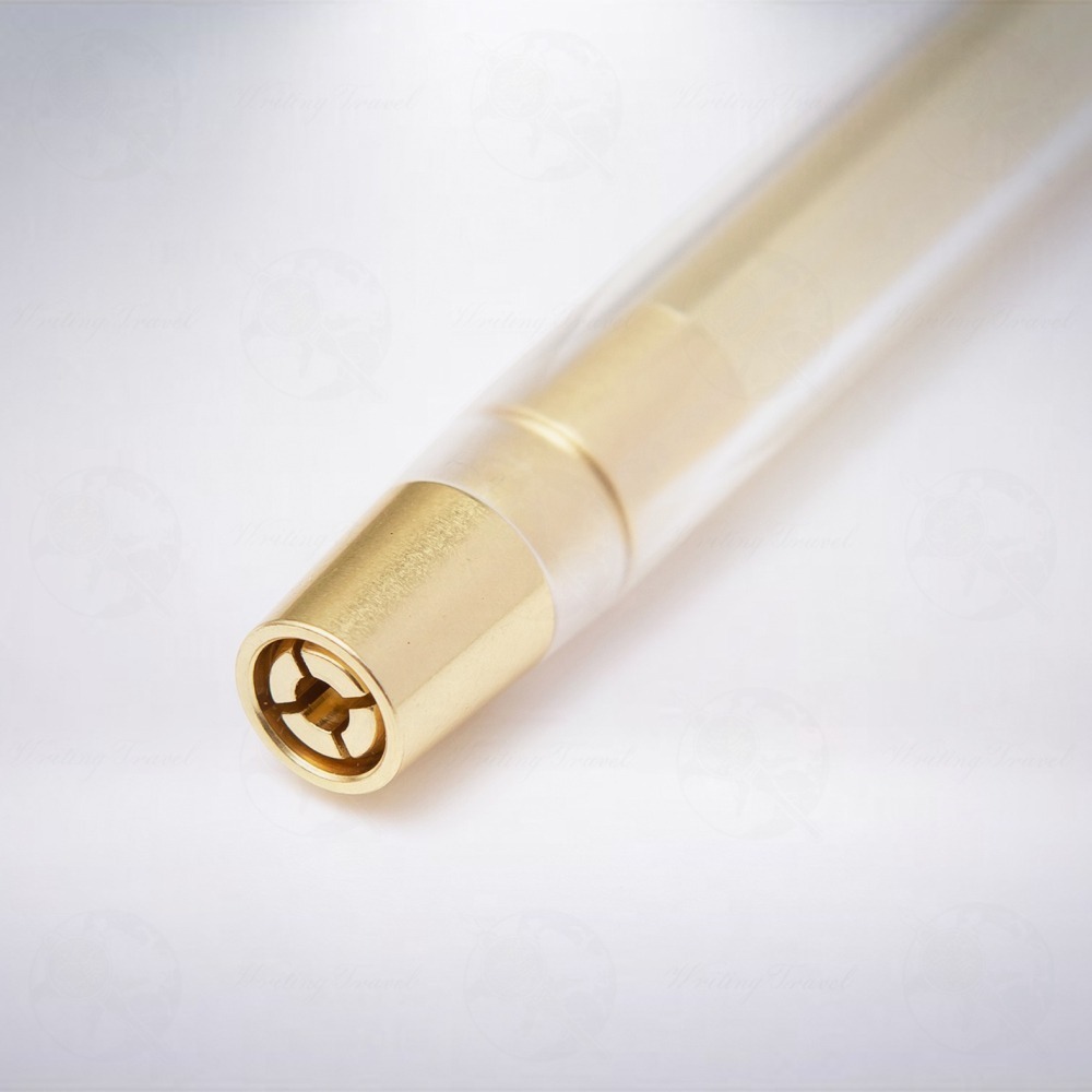 台灣 ystudio 物外設計 Glamour 風格核心系列 透明沾水筆專用直桿: 黃銅-細節圖3