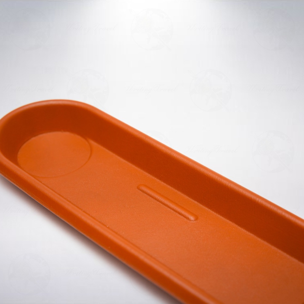 台灣 ystudio 物外設計 Classic 經典系列 素食皮革小型置物盤: 磚紅色/Brick Red-細節圖2