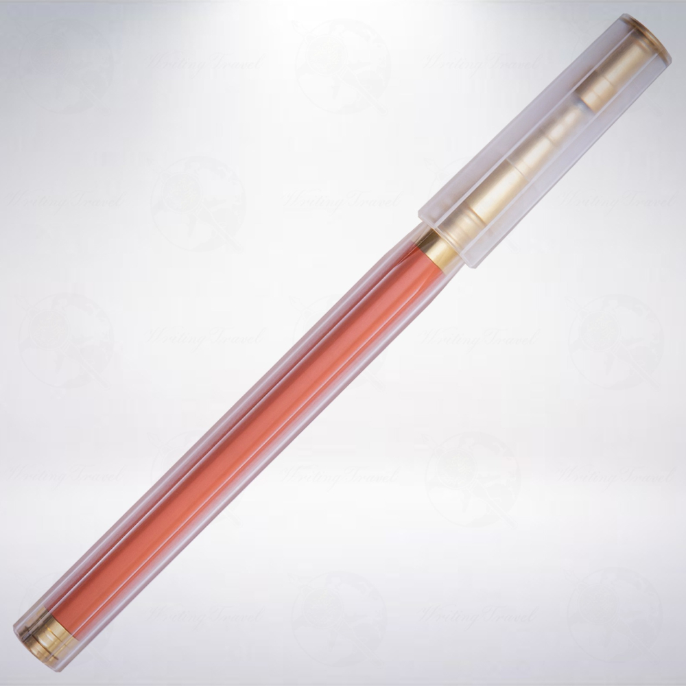 台灣 ystudio 物外設計 Glamour Evolve 風格核心系列 透明鋼珠筆: 霧夕橘-細節圖2