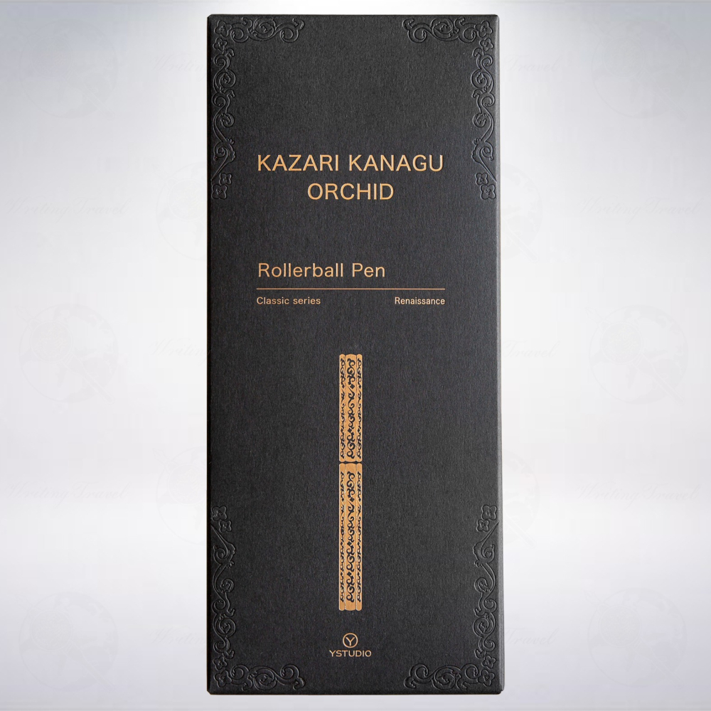 台灣 ystudio 物外設計 經典工藝系列 蘭紋錺金具鋼珠筆-細節圖3